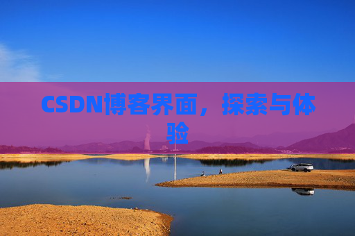 CSDN博客界面，探索与体验